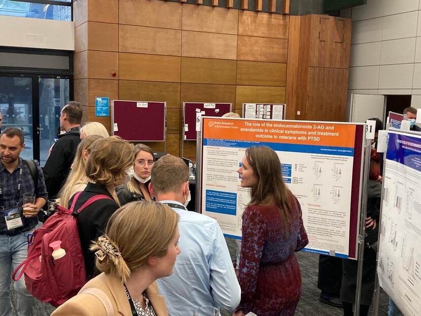 Afbeelding van de posterpresentatie op het ICRS symposium